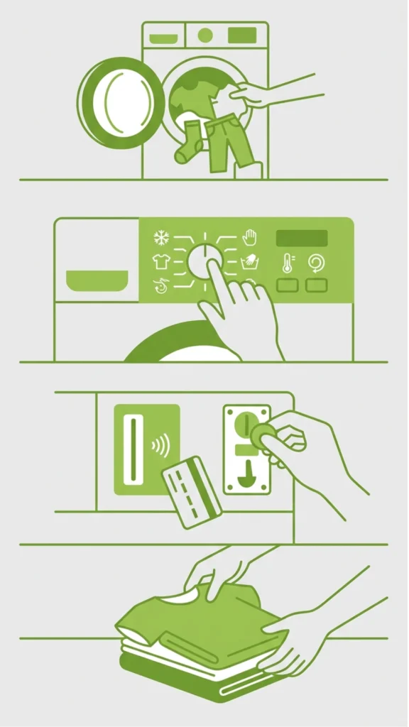 Instrucciones de lavado y secado